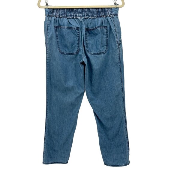 Anthropologie Hei Hei Cropped Drawstring Denim Jeans Womens 0 - Picture 4 of 8